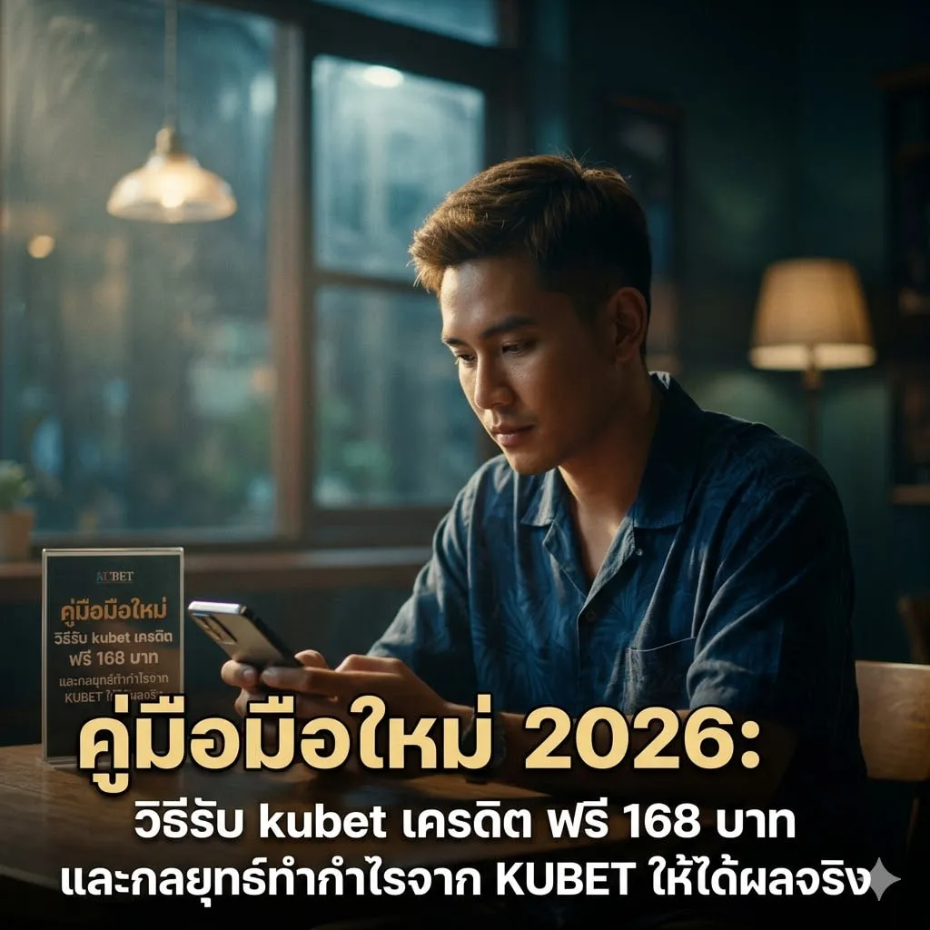 คู่มือมือใหม่ 2026: วิธีรับ kubet เครดิต ฟรี 168 บาท และกลยุทธ์ทำกำไรจาก KUBET ให้ได้ผลจริง