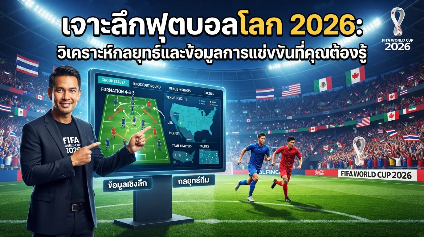 เจาะลึกฟุตบอลโลก 2026: วิเคราะห์กลยุทธ์และข้อมูลการแข่งขันที่คุณต้องรู้
